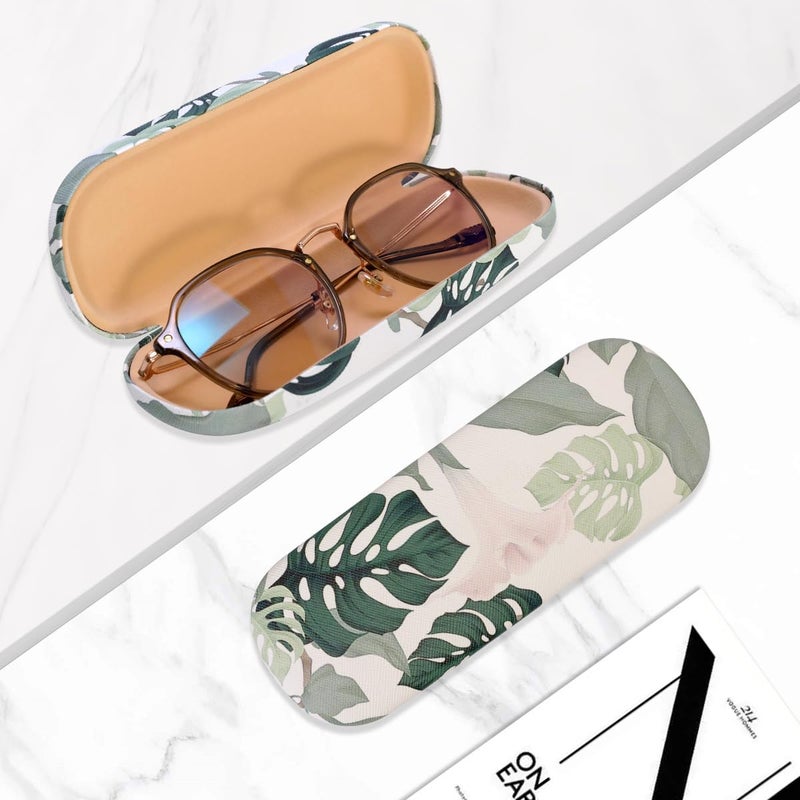 PERFECTSIGHT Store Hard Shell Eyeglasses Case, PU Leather Protective Glasses Case, Cute Eyeglass Case for Women Men Girls - Image 5